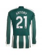 Moški Nogometna dresi replika Manchester United Antony #21 Gostujoči 2023-24 Dolgi rokav